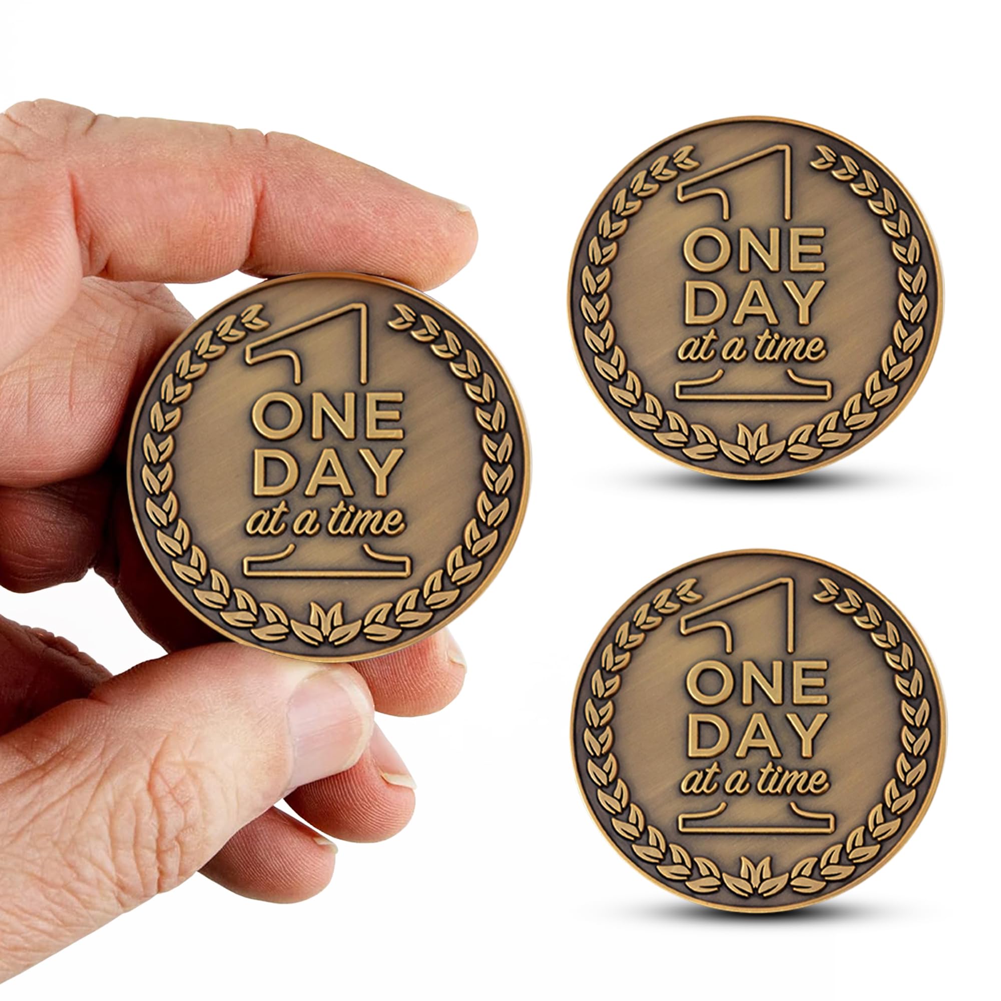 Amazon.com: 3pc Serenity Prayer and One Day at a Time Coin Bulk